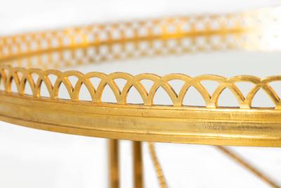 French Gilt Bronze Gueridon Side Table manner of Maison Jansen ca 1930s