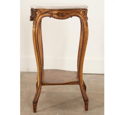 French Gilt Painted Louis XVI Table