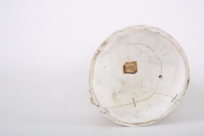 French Gilt Porcelain Pair Decorative Centerpiece Figures