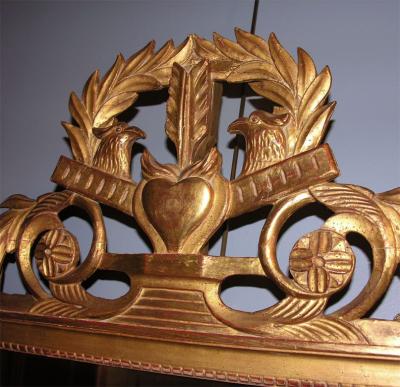 French Giltwood Louis XVI Style Mirror