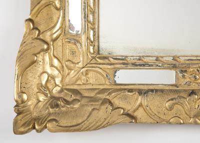 French Giltwood Regence Courting Mirror