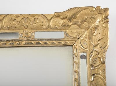 French Giltwood Regence Courting Mirror