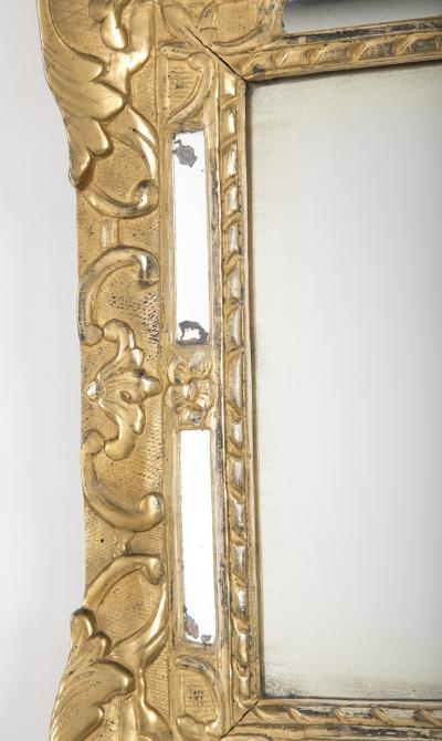 French Giltwood Regence Courting Mirror