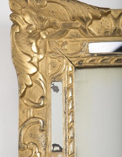 French Giltwood Regence Courting Mirror