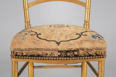 French Giltwood Salon Side Chair