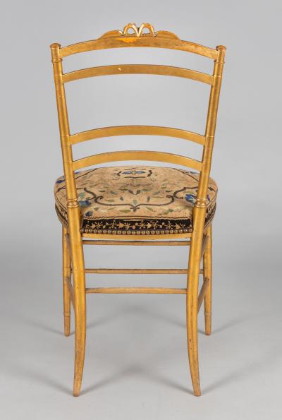 French Giltwood Salon Side Chair