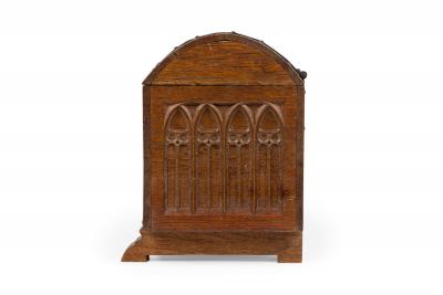 French Gothic Oak Coffer Chest