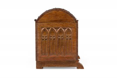 French Gothic Oak Coffer Chest