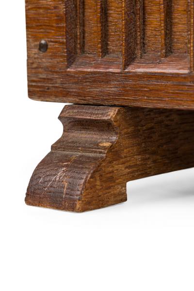 French Gothic Oak Coffer Chest