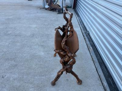 French Grape Vine Magazine Rack