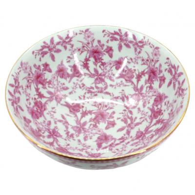 French Hand Painted Glazed Porcelain Decorative Bowl