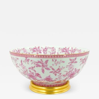 French Hand Painted Glazed Porcelain Decorative Bowl