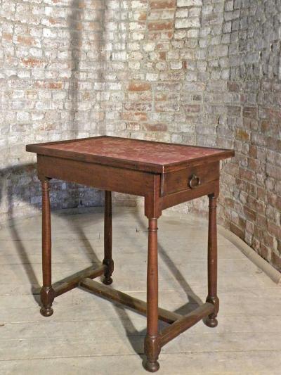 French Henry II period small walnut table late 16th Century