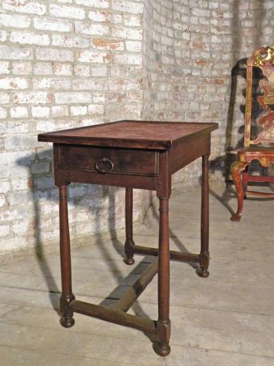 French Henry II period small walnut table late 16th Century
