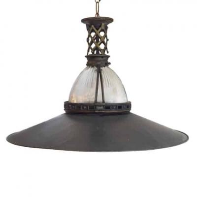 French Industrial Hanging Fixture