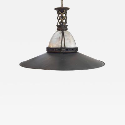 French Industrial Hanging Fixture
