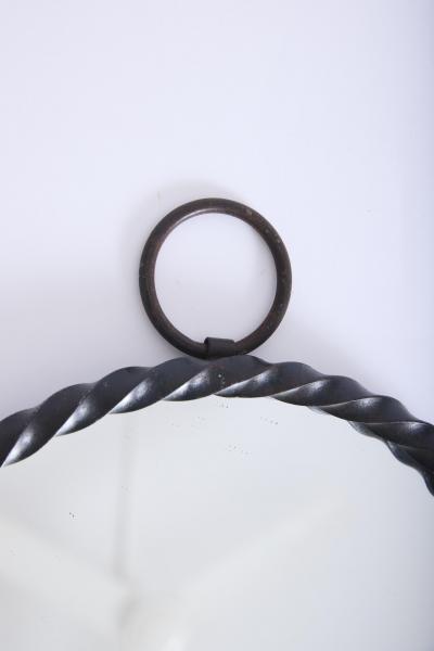 French Iron Mirror