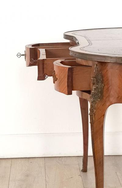 French Kidney Shaped Desk circa 1880
