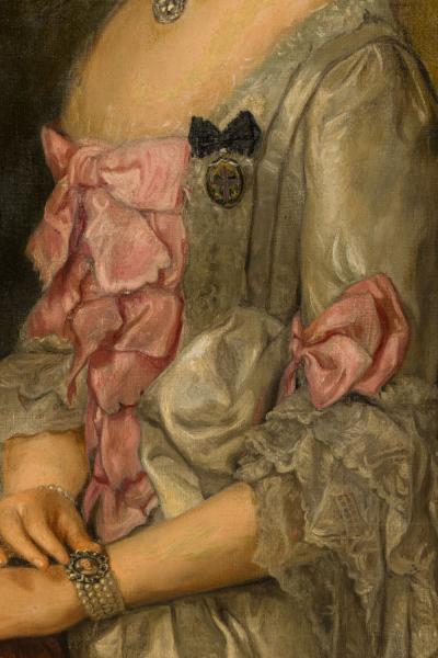 French Lady in Pink Portrait