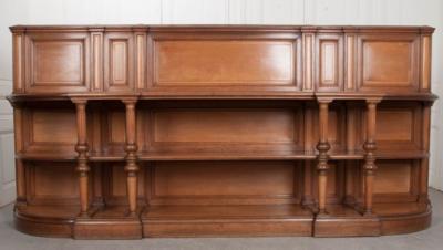 French Late 19th Century Demilune Three Tier Server