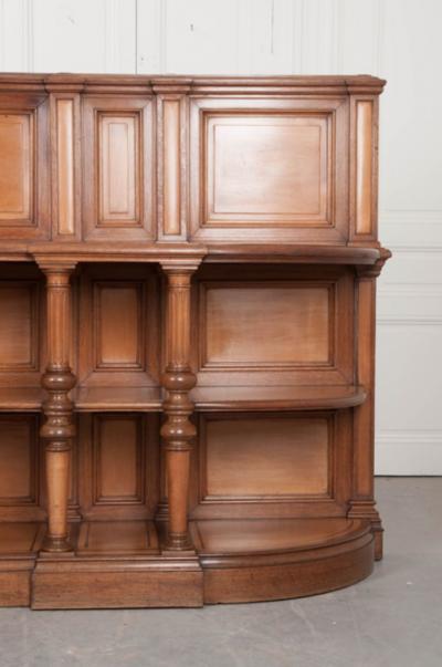 French Late 19th Century Demilune Three Tier Server