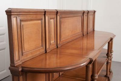 French Late 19th Century Demilune Three Tier Server