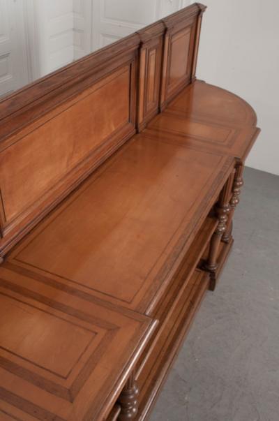 French Late 19th Century Demilune Three Tier Server