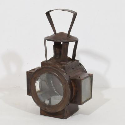 French Late 19th Century early 20th century Metal Lantern