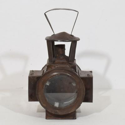 French Late 19th Century early 20th century Metal Lantern