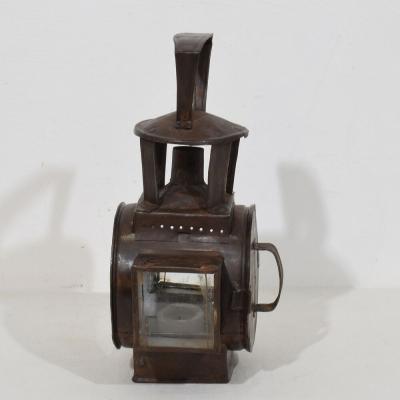 French Late 19th Century early 20th century Metal Lantern