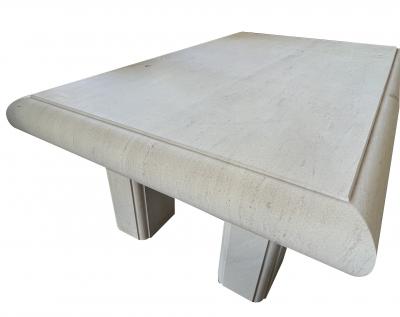 French Limestone Rectangular Low Coffee Table