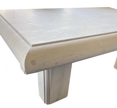 French Limestone Rectangular Low Coffee Table