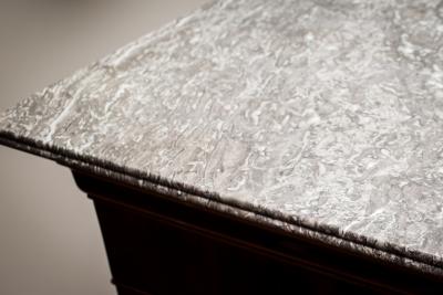 French Louis Philippe Secretary with Marble Top