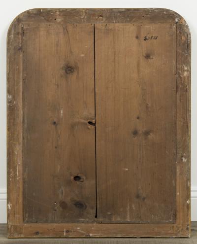 French Louis Philippe Silver Gilt Mirror