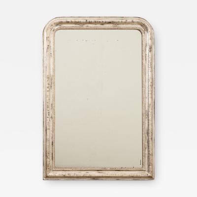 French Louis Philippe Silver Gilt Mirror