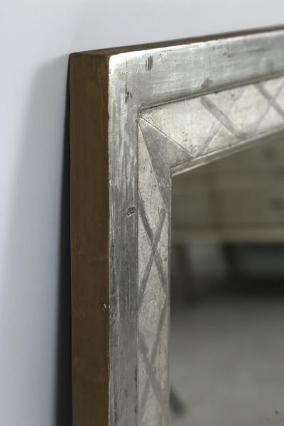 French Louis Philippe Style Silvered Mirror