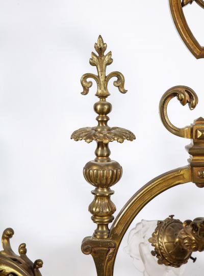 French Louis XIV Style Gilt Bronze Chandelier