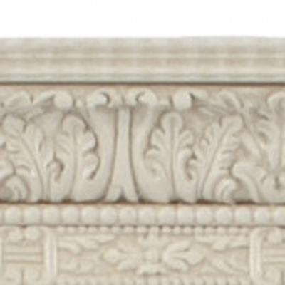 French Louis XIV Style White Painted Wooden Acanthus Wall Mirror Frame