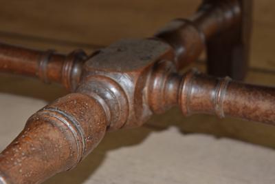 French Louis XIV Three Seat Walnut Sofa