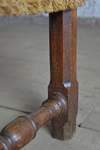 French Louis XIV Three Seat Walnut Sofa