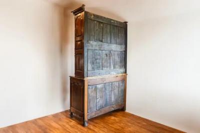 French Louis XV 18th Century Cherry Buffet Deux Corps from the Loire Valley