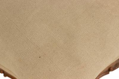 French Louis XV Beige Upholstered Bench