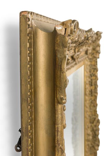 French Louis XV Giltwood Mirror