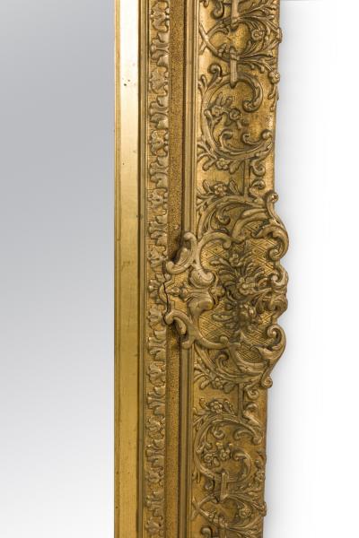 French Louis XV Giltwood Mirror