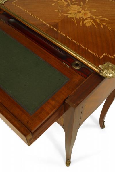 French Louis XV Kingwood Veneer End Table