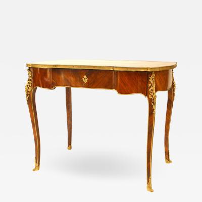 French Louis XV Parquetry Table Desk