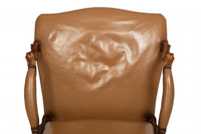 French Louis XV Period Carved Arm Chair Fauteuil circa late 18th century
