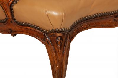 French Louis XV Period Carved Arm Chair Fauteuil circa late 18th century