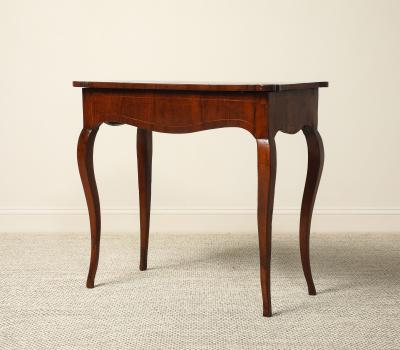French Louis XV Period Walnut Writing Desk or Side Table circa 1760