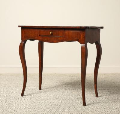 French Louis XV Period Walnut Writing Desk or Side Table circa 1760